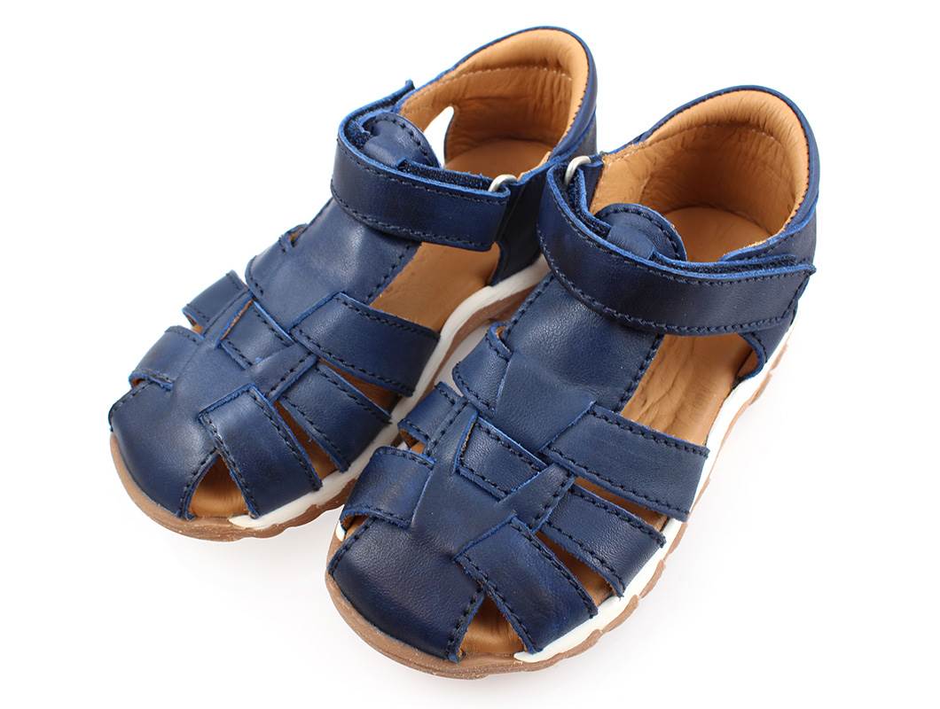 Bisgaard smal sandal blå til drenge og piger | 70205.116.20 blue | str. 28-30 SommerUDSALG