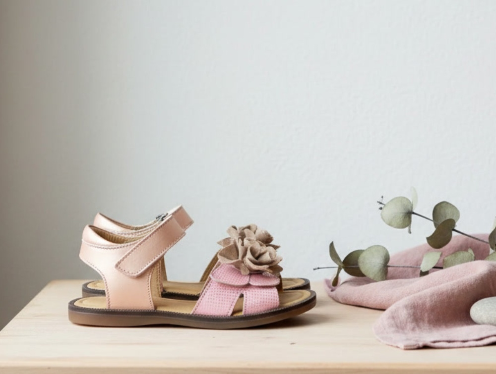 Bisgaard Rose Guld Sandal Agnes - Str. 30