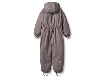 Wheat gummiflyverdragt i purple stone stars set bagfra