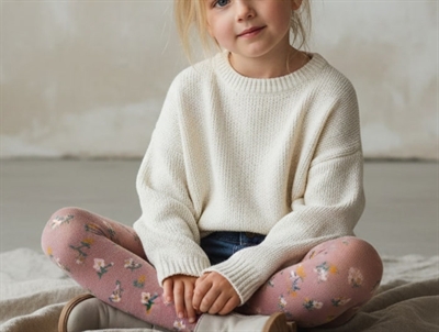 MP/Soft Gallery strømpebukser bomuld woodrose flowerberry