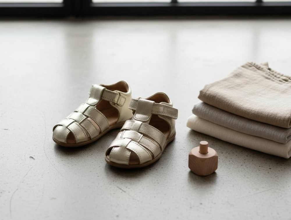 Bisgaard Platin Sandal - Str. 22