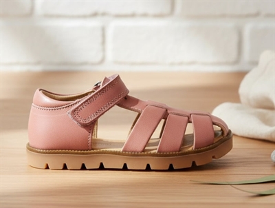Bisgaard sandal Beka nude med velcro