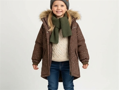 Wheat eggplant buttercups Mathilde vinterjakke