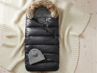 VER de TERRE kørepose sort med SAGA pelskant