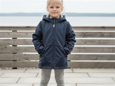 Wheat overgangsjakke/softshell jakke Lisa greyblue