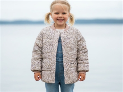 Wheat overgangsjakke Lola summer flowers puffer