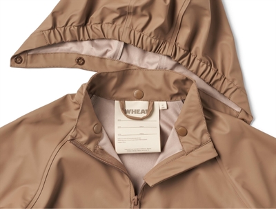 Wheat Charlie regnsæt hazel detalje hætte