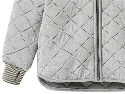 Wheat Loui termojakke flint melange detalje