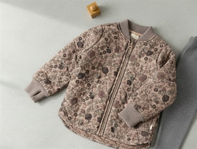 Wheat rose dawn flowers termojakke Loui