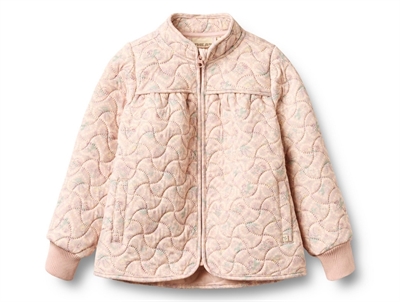 Wheat Tilde termojakke heart flowers forside