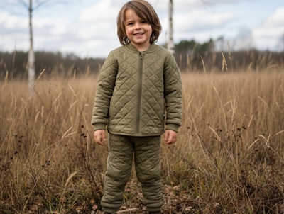 Wheat Frey termosæt olive med quilt