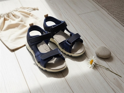 Bisgaard navy sandal Coco