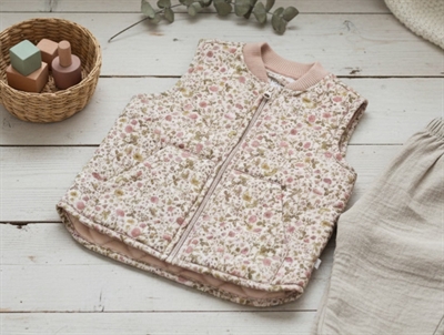 Wheat termovest Gilet Eden watercolor flora