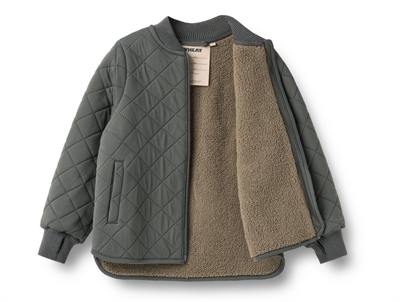 Wheat Benni termojakke dark shadow med teddyfor