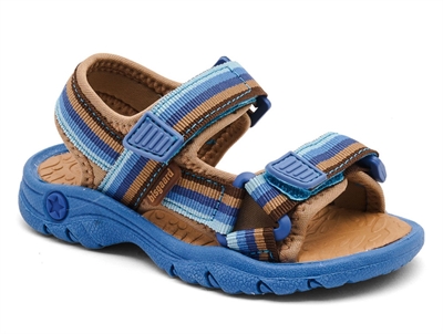 Bisgaard Nico sandal cobalt mix med velcro