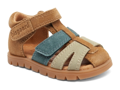 Bisgaard Frans sandal brun mix med lukket tå