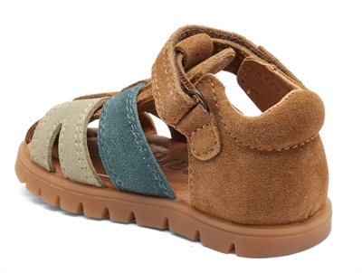 Bisgaard Frans sandal brun mix med lukket tå