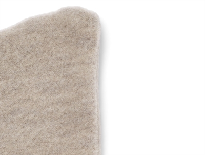 Wheat Wool fleece balaclava khaki melange set fra siden