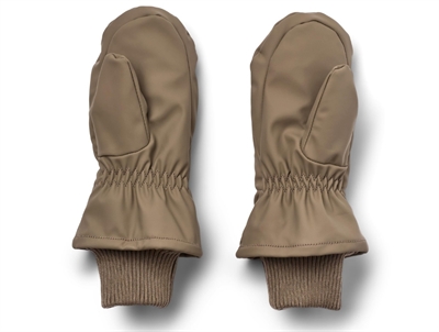 Wheat luffer dry wood med ribkant og fleecefoer set bagfra