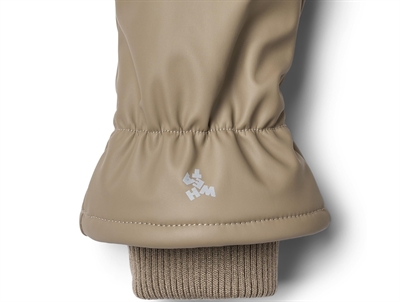 Wheat vinterluffer i beige nuance med refleks detalje