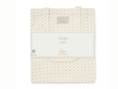 Cam Cam Copenhagen sengetøj leveret i matchende stofpose med rowan print