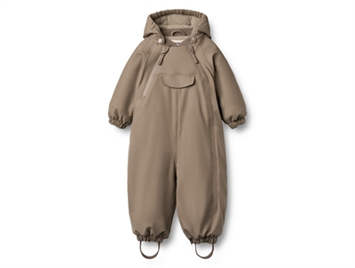 Wheat flyverdragt dry wood med fleecefoer og dobbeltlynlås set forfra