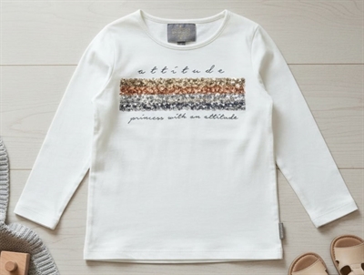 Creamie t-shirt cloud sequins