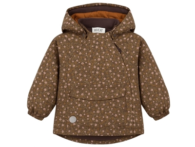 Wheat vinterjakke Sascha eggplant flowers