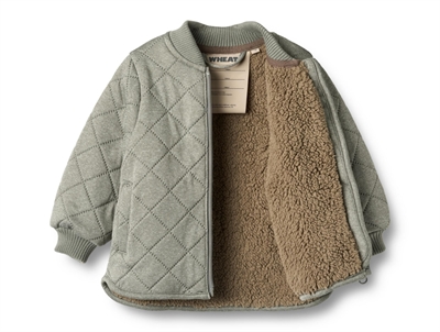 Wheat termojakke i farven thunder melange med synligt for