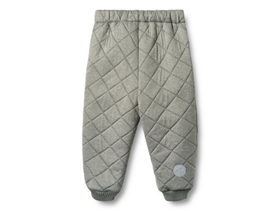 Wheat termobukser i farven thunder melange set bagfra