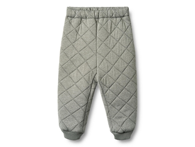 Wheat termobukser i farven thunder melange set forfra