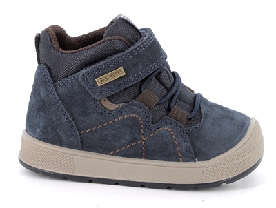 Primigi begyndersko i ruskind og tekstil med GORE-TEX