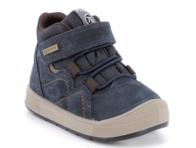 Primigi begyndersko i ruskind og tekstil med GORE-TEX