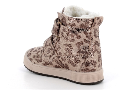 Primigi vinterstøvle rosa glitter til baby med velcro