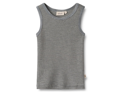 Wheat Wool tanktop navy stripe set forfra