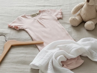 Wheat rose ballet rib body Edna