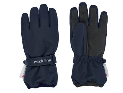 Mikk-Line handsker blue nights med fleecefor