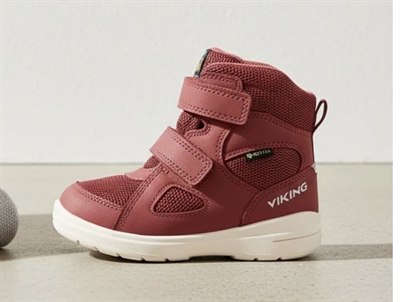 Viking dark pink vinterstøvle Fun Warm med GORE-TEX