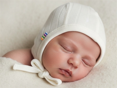 Joha natur hjelm merinould/silke