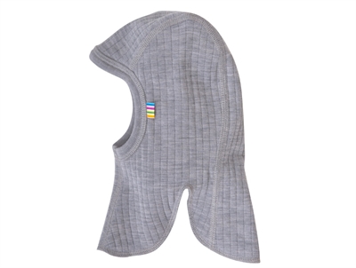 Joha elefanthue i lysegrå med dobbelt lag uld