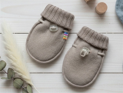 Joha vanter sesam melange i uld med elastiklukning