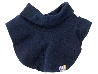 Joha marineblå halsedisse i merino uld