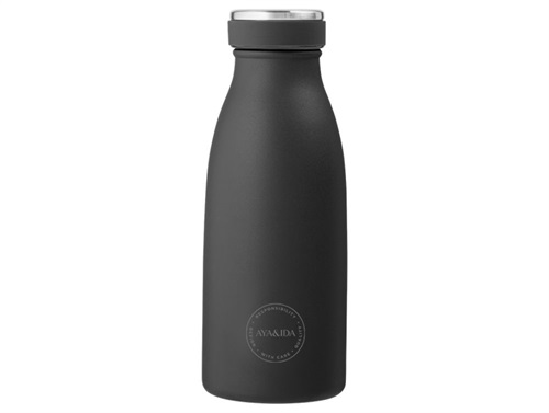 Aya&Ida Drikkeflaske Mat Sort 350ml