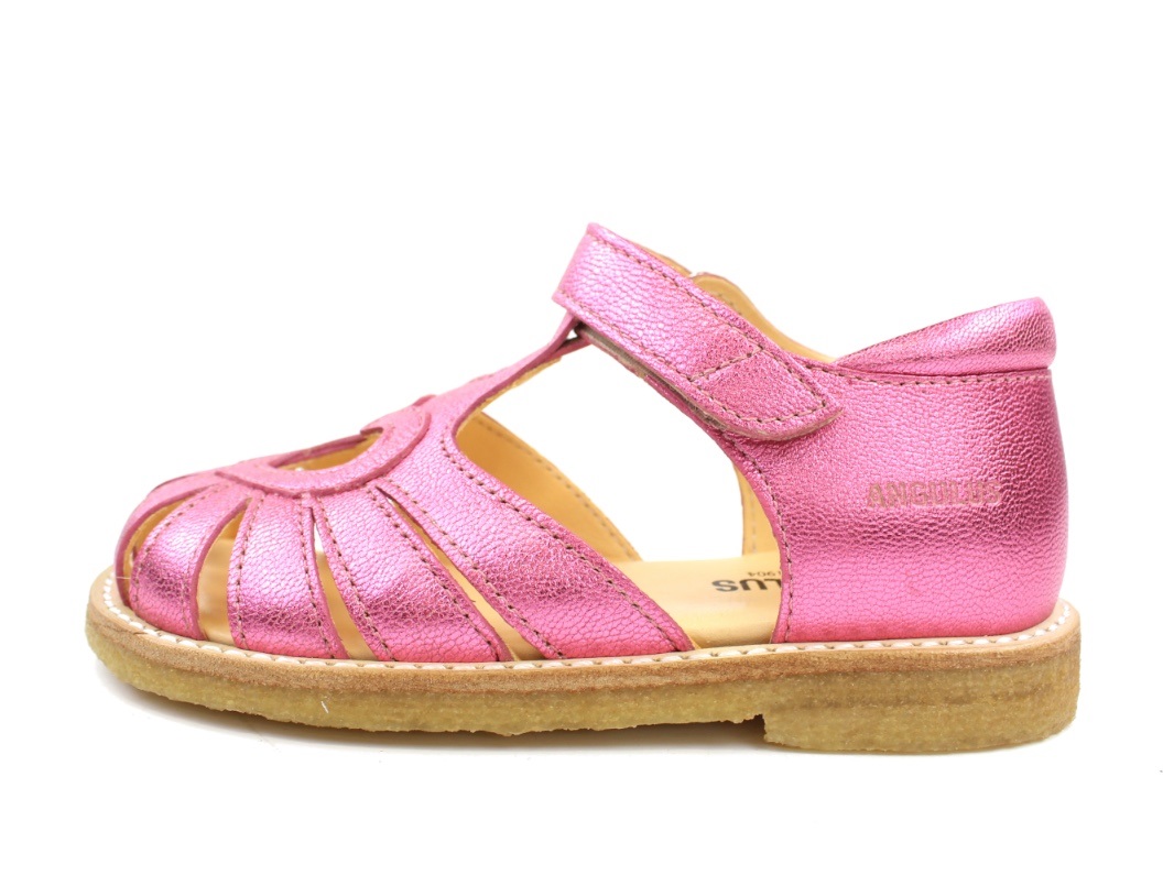 kontrast Jabeth Wilson Giv rettigheder Angulus sandal pink metallic med hjerte | Fra 799,90.-