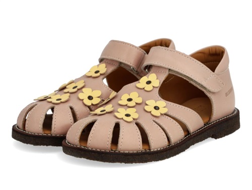Angulus Sandal Rosebud Med Blomster - Str. 27