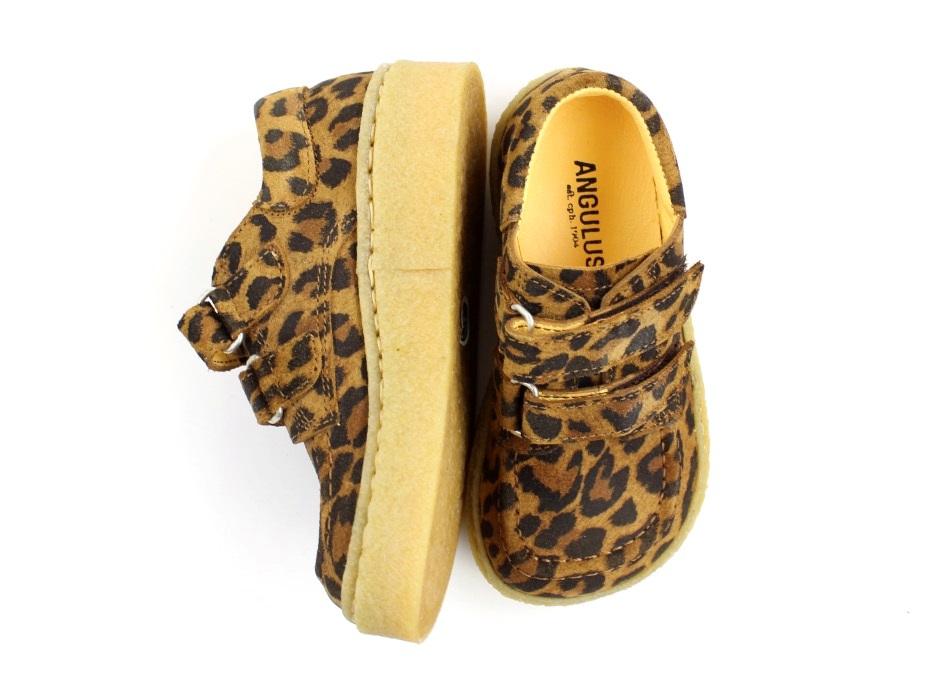 lade som om Mindful Tilsvarende Angulus brede sko leopard ruskind | 699,90.-