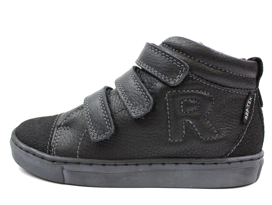 RAP sneaker-vinterstøvle læder | 72112-02 Black | 33-37 TILBUD