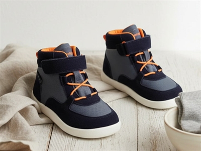 Bundgaard teal/navy overgangsstøvler/vintersneakers Briley med TEX