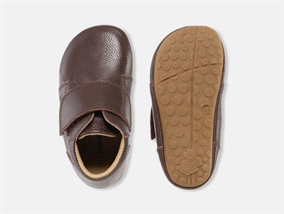 Bundgaard Tannu hjemmesko mørkebrun med velcro