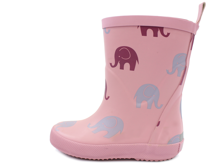 Mose mikrofon Leeds CaLaVi gummistøvle rosa med elefanter | 320086 Rose | str. 20-30 | UDSALG -  sommerudsalg